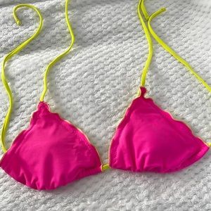 Neon bikini top